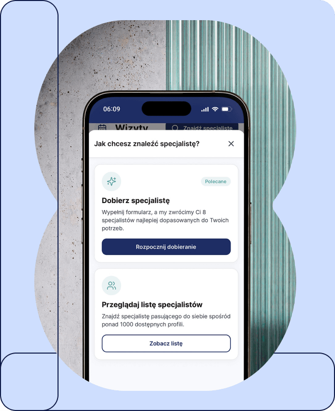 Grafika promocyjna aplikacji TwójPsycholog