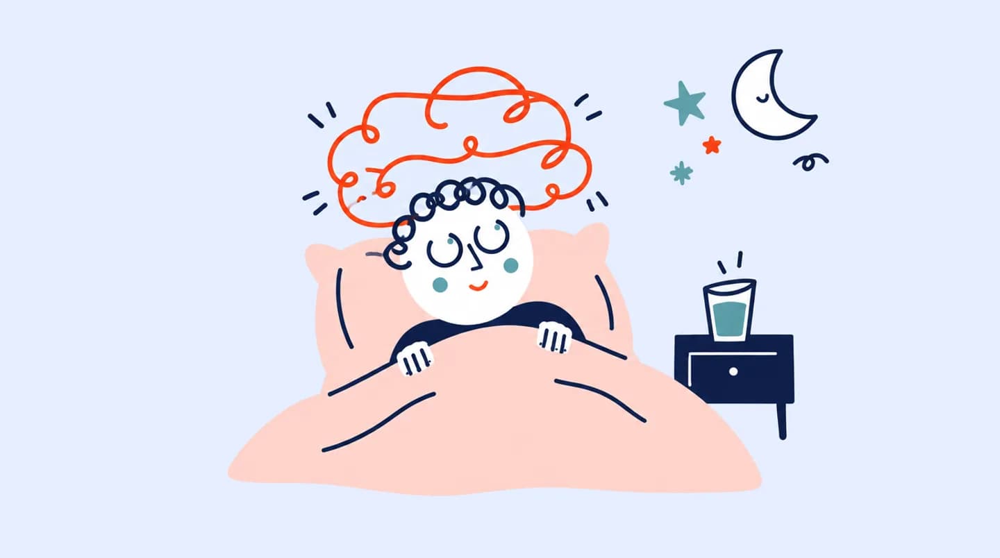 Kiedy myśl nie chce się zatrzymać - perspektywa biologiczna - ilustracja