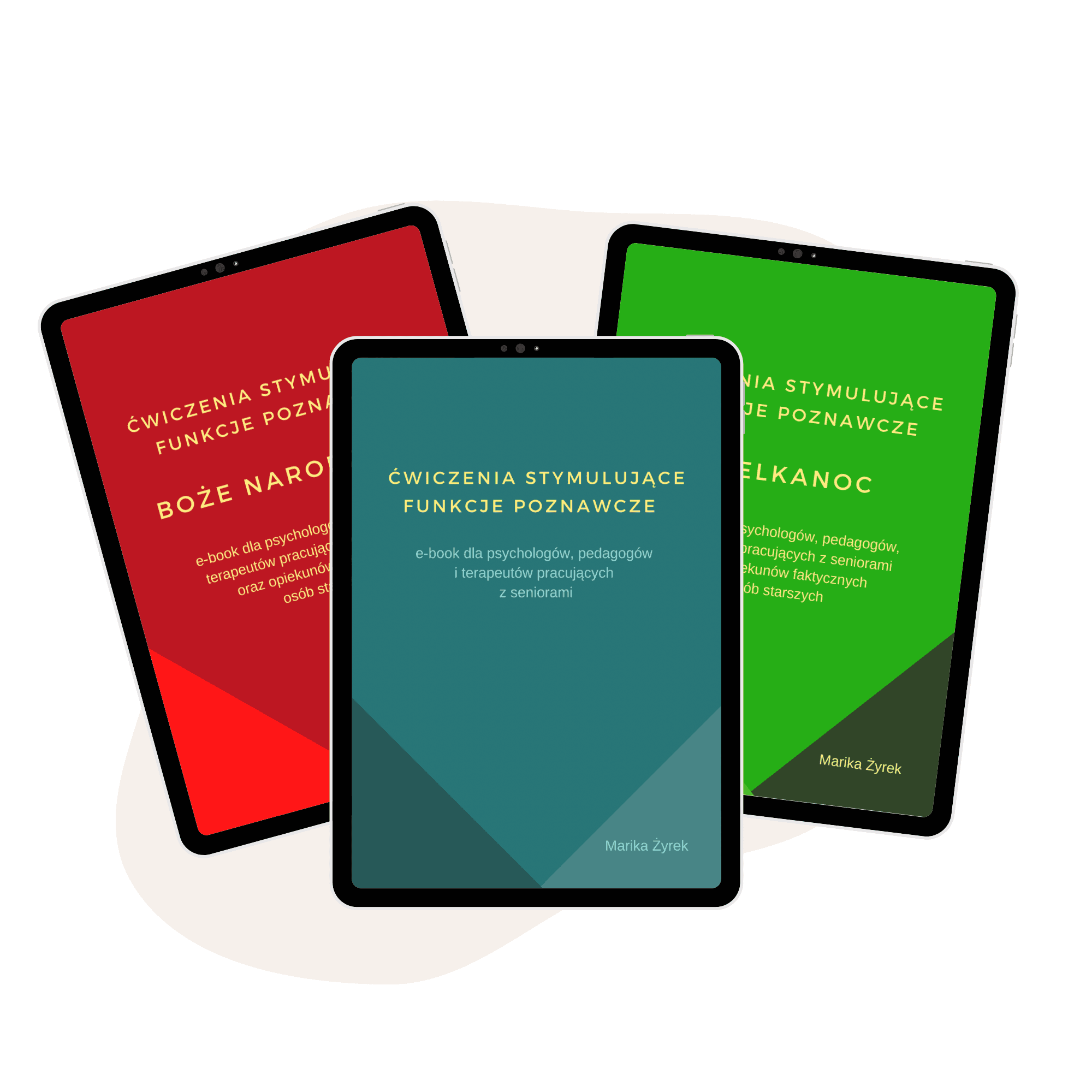 Zestaw e-booków: Ćwiczenia stymulujące funkcje poznawcze