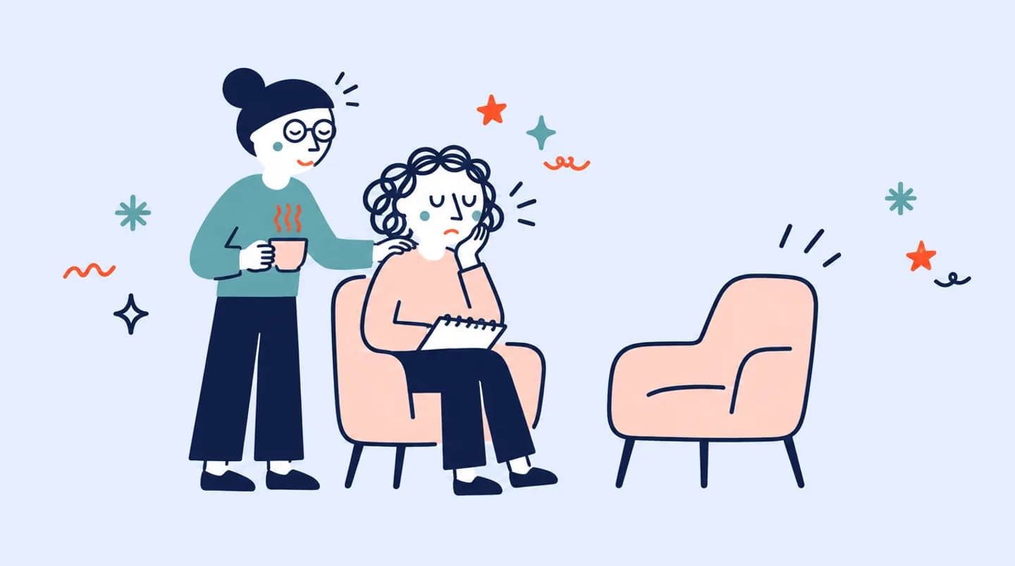 Poczucie winy, gdy klient/pacjent nagle rezygnuje ze współpracy - ilustracja