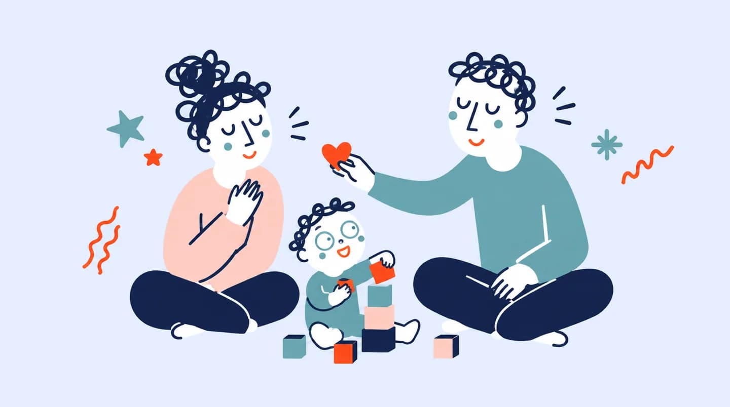 Kłótnie przy dziecku - o zmęczeniu, które uruchamia pewne wzorce - ilustracja