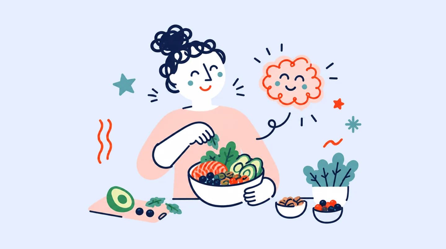 Dieta dla mózgu - co jeść, aby czuć się lepiej? - ilustracja