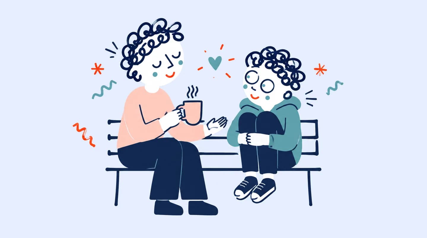 Samookaleczenia u dziecka - ilustracja